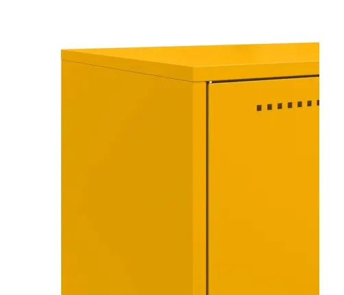 Kõrge Kapp, Sinepikollane, 68,5X38,5X107 cm Teras