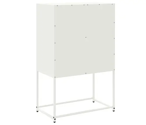 Augstais Skapītis, Balts, 68,5X38,5X107 Cm, Tērauds Vidaxl