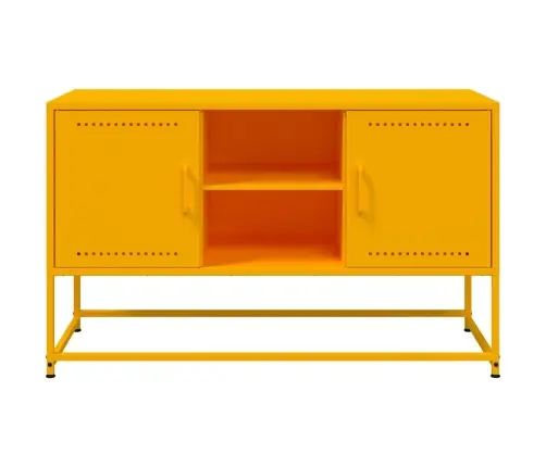 Tv Skapītis, 100,5X39X60,5 Cm, Tērauds, Sinepju Dzeltens Vidaxl Tv Skapītis, 100,5X39X60,5 Cm, Tērauds, Sinepju Dzeltens Vidaxl