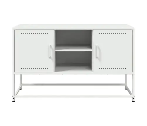 Tv Skapītis, Balts, 100,5X39X60,5 Cm, Tērauds Vidaxl