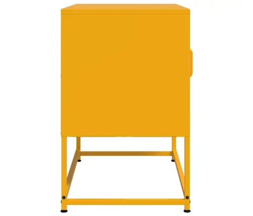 Tv Skapītis, 68X39X60,5 Cm, Tērauds, Sinepju Dzeltens Vidaxl
