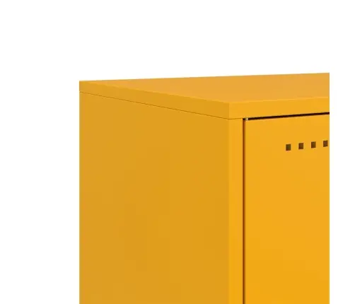 Tv Skapītis, 68X39X60,5 Cm, Tērauds, Sinepju Dzeltens Vidaxl