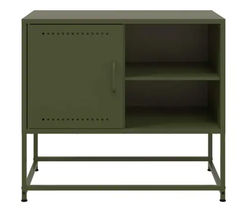 Televizoriaus Spintelė, Alyvuogių, 68X39X60,5cm Plienas Televizoriaus Spintelė, Alyvuogių, 68X39X60,5cm Plienas