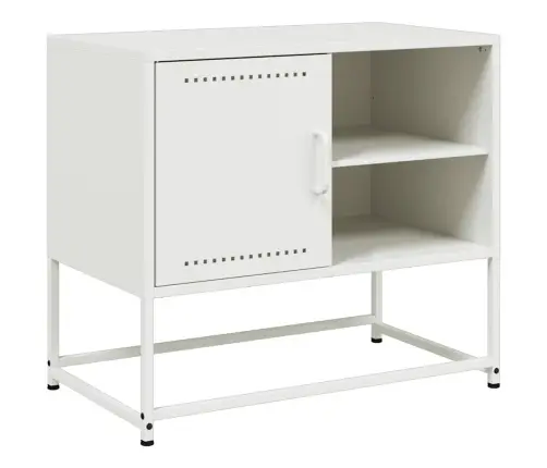 Tv Skapītis, Balts, 68X39X60,5 Cm, Tērauds Vidaxl