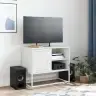Tv Skapītis, Balts, 68X39X60,5 Cm, Tērauds Vidaxl