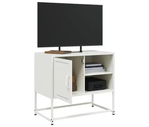 Tv Skapītis, Balts, 68X39X60,5 Cm, Tērauds Vidaxl
