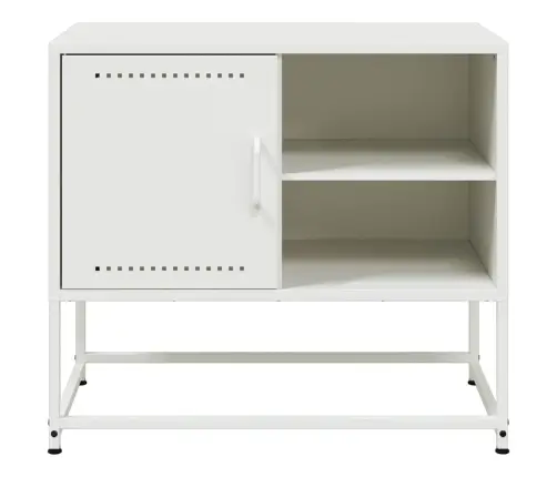 Tv Skapītis, Balts, 68X39X60,5 Cm, Tērauds Vidaxl