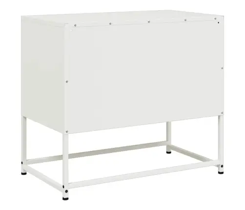 Tv Skapītis, Balts, 68X39X60,5 Cm, Tērauds Vidaxl