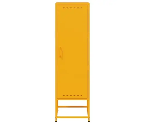 Komoda, Garstyčių Geltonos Spalvos, 36X39X123cm Plienas