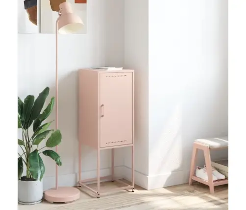 Augstais Skapītis, Rozā, 36X39X107 Cm, Tērauds Vidaxl Augstais Skapītis, Rozā, 36X39X107 Cm, Tērauds Vidaxl