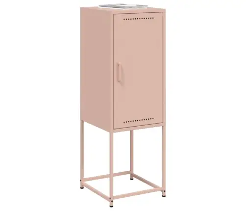 Augstais Skapītis, Rozā, 36X39X107 Cm, Tērauds Vidaxl Augstais Skapītis, Rozā, 36X39X107 Cm, Tērauds Vidaxl
