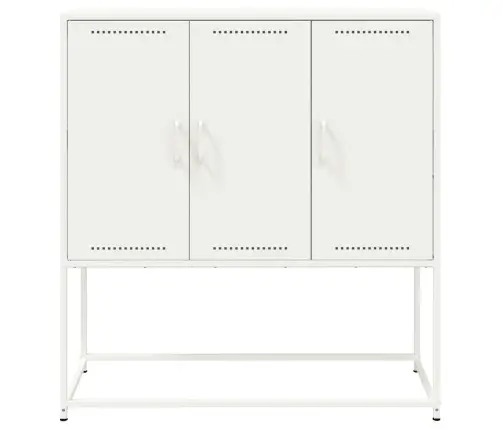 Augstais Skapītis,Balts, 100,5X39X107 Cm, Tērauds Vidaxl Augstais Skapītis,Balts, 100,5X39X107 Cm, Tērauds Vidaxl