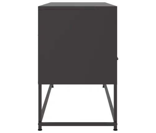 Tv Skapītis, 100,5X39X60,5 Cm, Tērauds, Melns Vidaxl