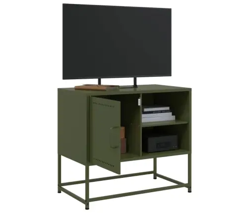 Tv Skapītis, 100,5X39X60,5 Cm, Tērauds, Sinepju Dzeltens Vidaxl