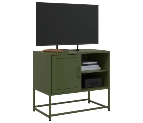 Tv Skapītis, 100,5X39X60,5 Cm, Tērauds, Sinepju Dzeltens Vidaxl