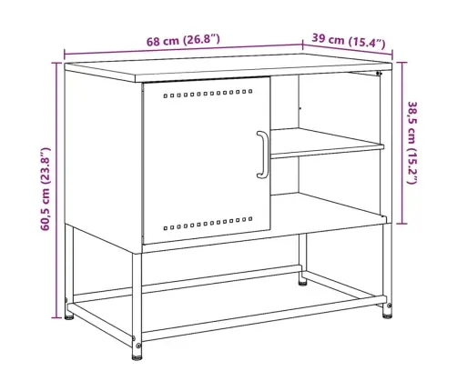 Tv Skapītis, 100,5X39X60,5 Cm, Tērauds, Olīvu Zaļš Vidaxl Tv Skapītis, 100,5X39X60,5 Cm, Tērauds, Olīvu Zaļš Vidaxl