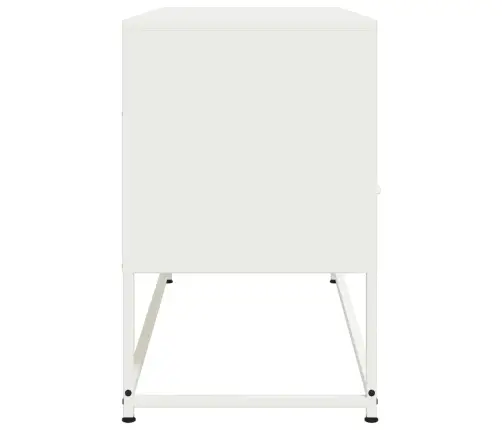 Tv Skapītis, Balts, 100,5X39X60,5 Cm, Tērauds Vidaxl