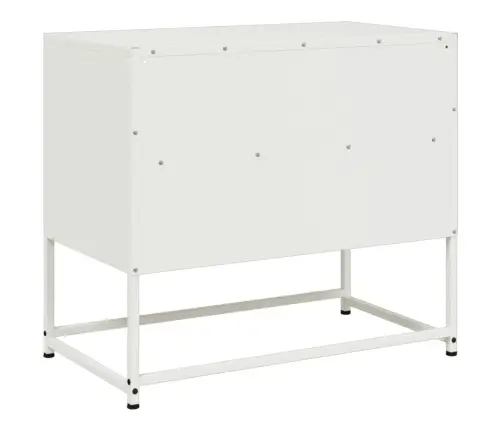 Tv Skapītis, Balts, 68X39X60,5 Cm, Tērauds Vidaxl