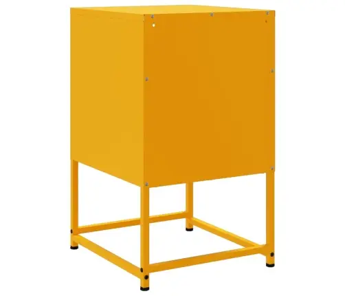 Naktinės Spintelės, 2Vnt., Garstyčių, 36X39X60,5cm Plienas