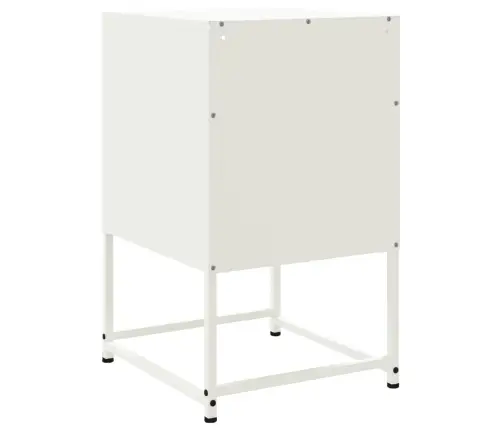 Naktsskapīši, 2 Gab., Balti, 36X39X60,5 Cm, Tērauds Vidaxl Naktsskapīši, 2 Gab., Balti, 36X39X60,5 Cm, Tērauds Vidaxl