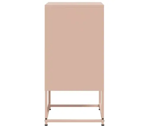 Naktinė Spintelė, Rožinės Spalvos, 36X39X78cm Plienas