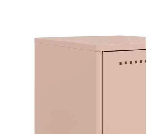 Naktinė Spintelė, Rožinės Spalvos, 36X39X78cm Plienas