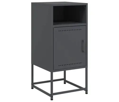 Naktinė Spintelė, Antracito Spalvos, 36X39X78cm Plienas