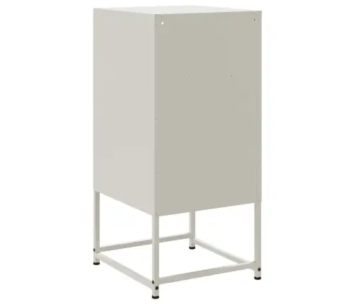Naktsskapītis, Balts, 36X39X78 Cm, Tērauds Vidaxl