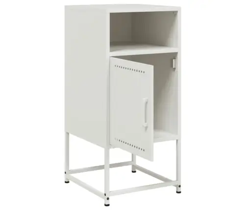 Naktsskapīši, 2 Gab., Balti, 36X39X78 Cm, Tērauds Vidaxl