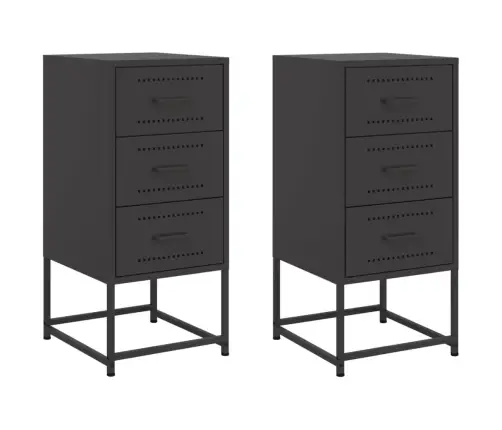 Öökapid 2 Tk, Must, 36 X 39 X 78 cm Teras