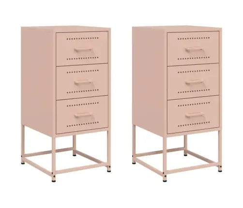 Öökapid 2 Tk, Roosa, 36X39X78 cm Teras