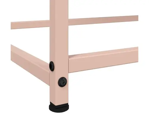 Šoninė Spintelė, Rožinės Spalvos, 100,5X39X107cm Plienas