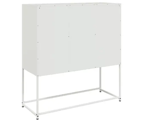 Puhvetkapp, Valge, 100,5X39X107 cm Teras