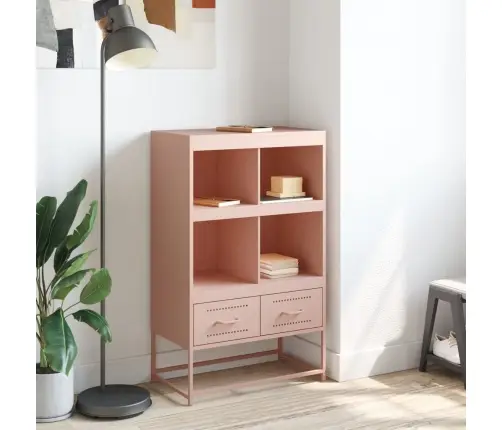 Augstais Skapītis, Rozā, 68X39X111,5 Cm, Tērauds Vidaxl Augstais Skapītis, Rozā, 68X39X111,5 Cm, Tērauds Vidaxl