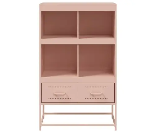 Augstais Skapītis, Rozā, 68X39X111,5 Cm, Tērauds Vidaxl Augstais Skapītis, Rozā, 68X39X111,5 Cm, Tērauds Vidaxl