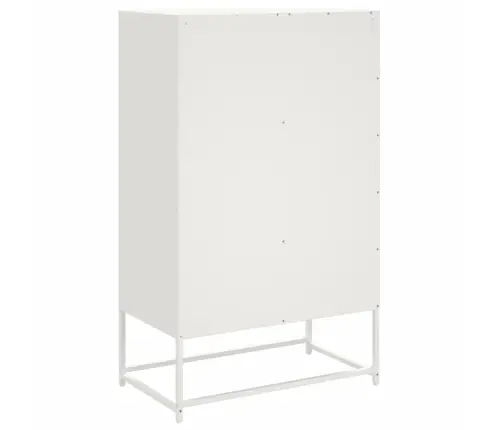 Komoda, Baltos Spalvos, 68X39X111,5 cm Plienas