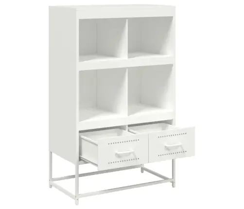 Komoda, Baltos Spalvos, 68X39X111,5 cm Plienas