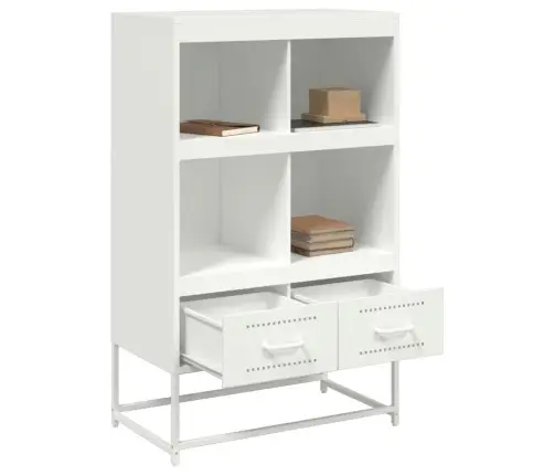 Komoda, Baltos Spalvos, 68X39X111,5 cm Plienas