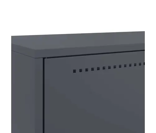 Augstais Skapītis Pelēks 68X39X111,5 Cm, Tērauds Vidaxl