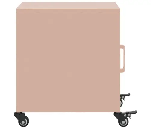 Naktinė Spintelė, Rožinės Spalvos, 36X39X60,5cm Plienas Naktinė Spintelė, Rožinės Spalvos, 36X39X60,5cm Plienas