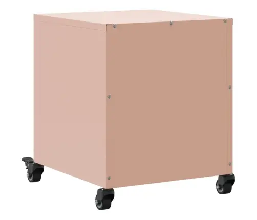 Naktinė Spintelė, Rožinės Spalvos, 36X39X60,5cm Plienas Naktinė Spintelė, Rožinės Spalvos, 36X39X60,5cm Plienas