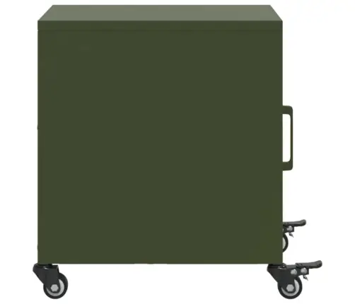 Naktinė Spintelė, Alyvuogių Žalia, 36X39X43,5cm Plienas