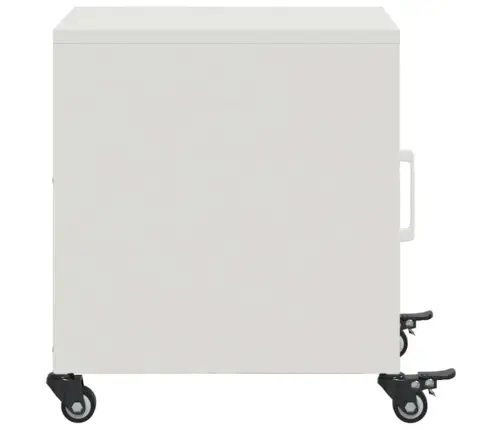 Naktsskapīši, 2 Gab., Balti, 36X39X43,5 Cm, Tērauds Vidaxl