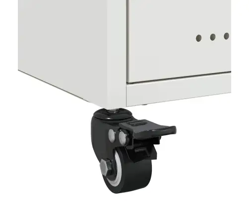 Naktinės Spintelės, 2Vnt., Baltos, 36X39X43,5cm Plienas