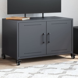 Tv Skapītis, Pelēks, 68X39X43,5 Cm, Tērauds Vidaxl