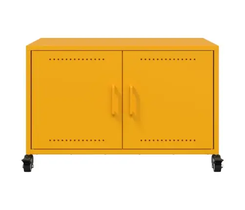 Televizoriaus Spintelė, Garstyčių, 68X39X43,5cm Plienas Televizoriaus Spintelė, Garstyčių, 68X39X43,5cm Plienas