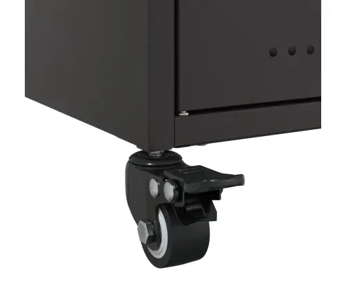 Tv Skapītis, Melns, 100,5X39X43,5 Cm, Tērauds Vidaxl