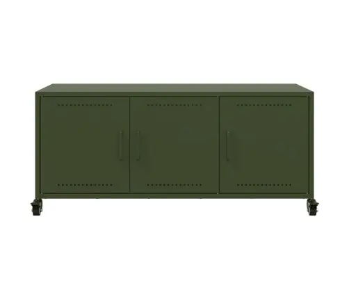 Telerikapp, Oliiviroheline, 100,5X39X43,5 cm Teras