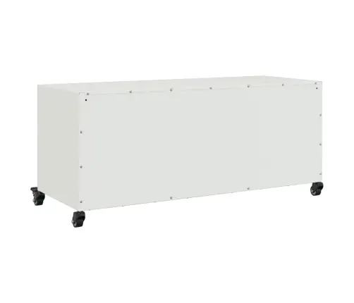 Tv Skapītis, Balts, 100,5X39X43,5 Cm, Tērauds Vidaxl Tv Skapītis, Balts, 100,5X39X43,5 Cm, Tērauds Vidaxl