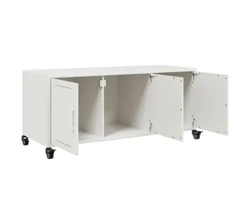 Tv Skapītis, Balts, 100,5X39X43,5 Cm, Tērauds Vidaxl Tv Skapītis, Balts, 100,5X39X43,5 Cm, Tērauds Vidaxl